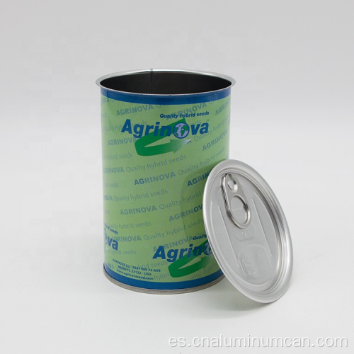 Metal Round Easy Open Tin latas